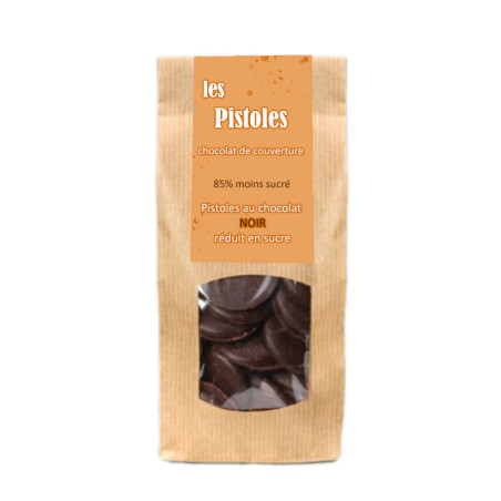 Pistoles chocolat noir - Pauvres en sucre (490G)