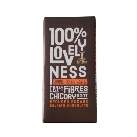 Tablette chocolat noir à l'orange, racines de chicorée - Balance - 85g